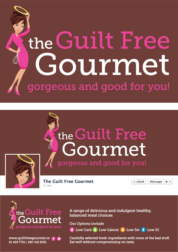 Food Branding Guilt Free Gourmet